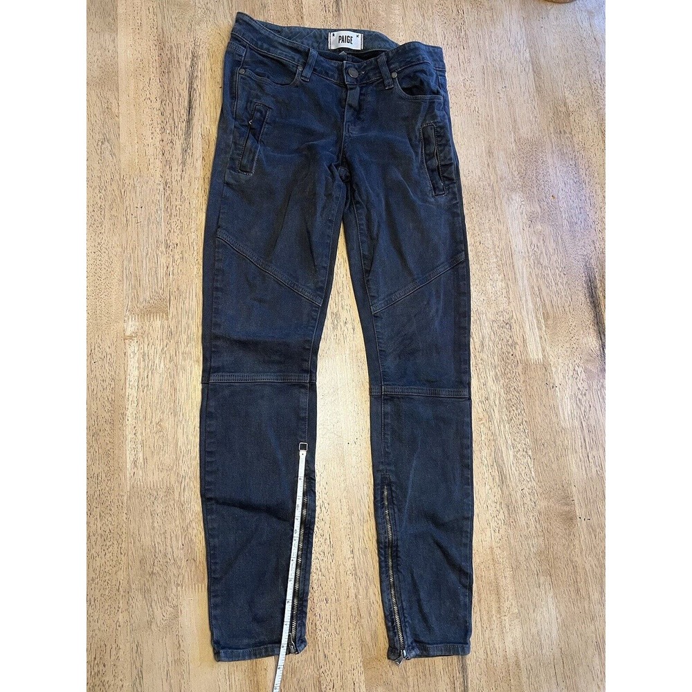 Paige utility cargo jeans womens pockets hiking outdoor Size 25 Gray